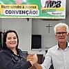 MDB realiza convenção e se alia ao PSDB com a pré-candidata Rhaiza