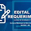 EDITAL DE RECEBIMENTO 